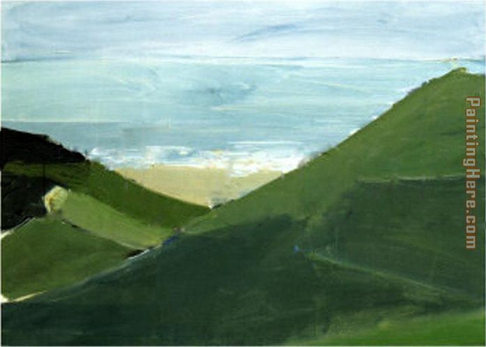 Cap Gris-Nez painting - Nicolas De Stael Cap Gris-Nez art painting